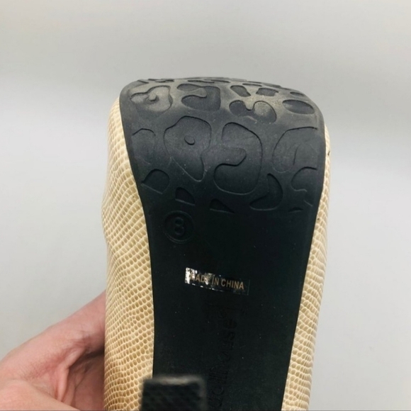 Dollhouse Cream Danger Vegan Leather Platform Stiletto Bootie Boot Size 8 - Picture 14 of 16